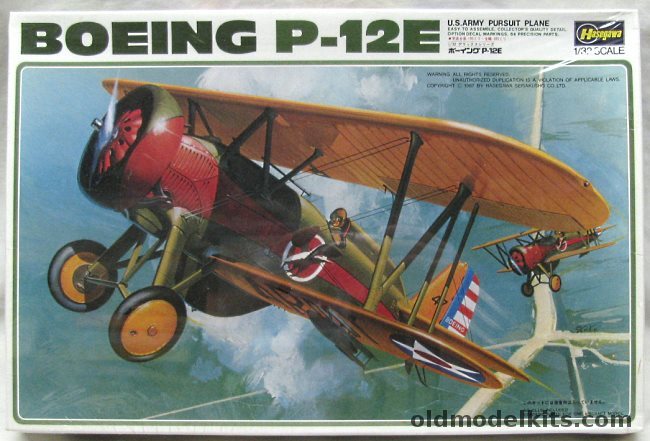 Hasegawa 1/32 Boeing P-12E - 27th Pursuit Squadron / 16h PS / 8th PS / 95th PS, S6 plastic model kit